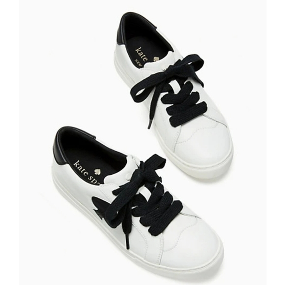 Kate Spade White and Black Sneakers Sizes 10 and 11 - Picture 5 of 5